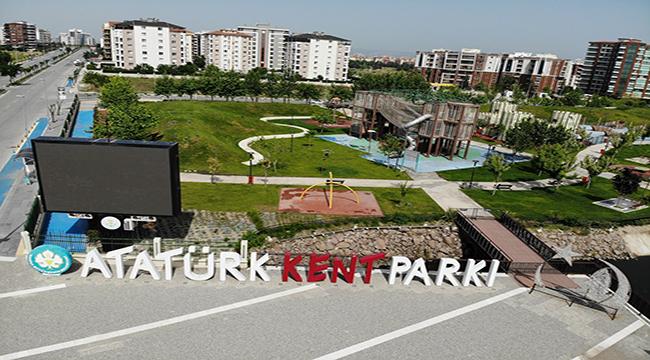 Atatürk Kent Parkı Vatandaşları Çiçeklerle Karşılayacak