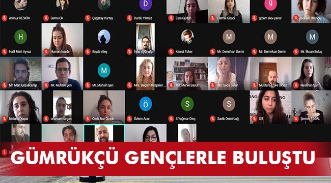 Başkan Gümrükçü Online Toplantıda Gençlerin Sorularını Cevapladı