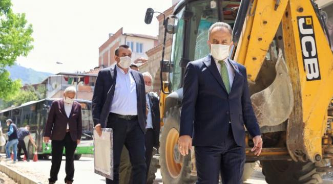 Bursa şantiyeye döndü