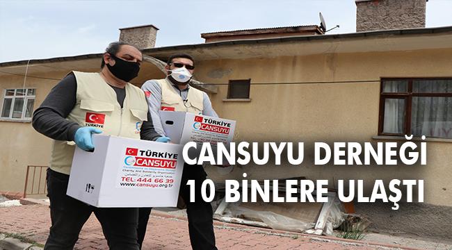 CANSUYU "EVİNİZE SAĞLIK" PROJESİ İLE ON BİNLERCE AİLEYE ULAŞTI