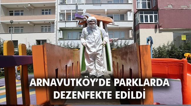 Parklar Çocuklar İçin Dezenfekte Ediliyor