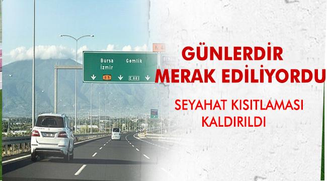 SEYAHAT YASAĞI 1 HAZİRAN İTİBARİYLE KALDIRILIYOR