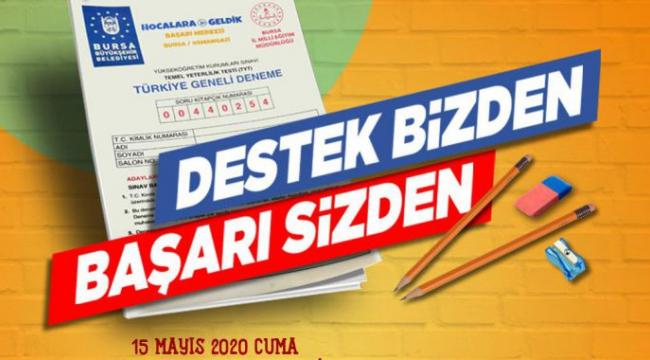 Üniversite adaylarına büyük destek