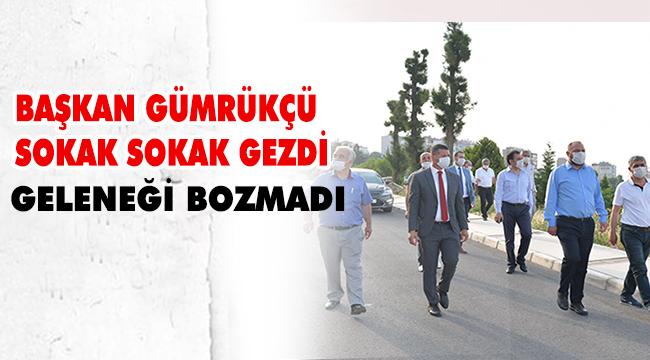 BAŞKAN UTKU GÜMRÜKÇÜ YENİDEN ŞAFAK MESAİSİNDE