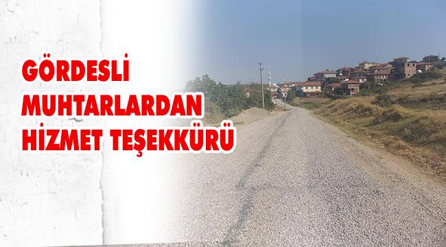 Gördesli Muhtardan Büyükşehir ve MASKİ’ye Hizmet Teşekkürü