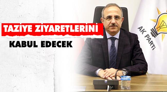 Taziye kabulü, İl Başkanlığı bahçesinde olacak