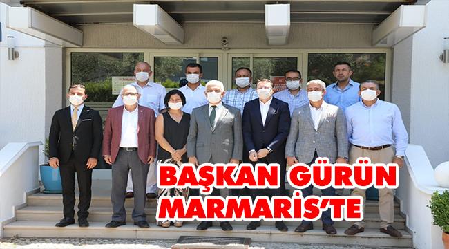 Başkan Gürün Marmaris’te Ziyaret ve İncelemelerde Bulundu