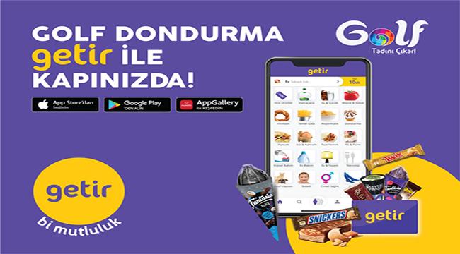 Golf Dondurma Getir’le Dilediğiniz Yere Geliyor