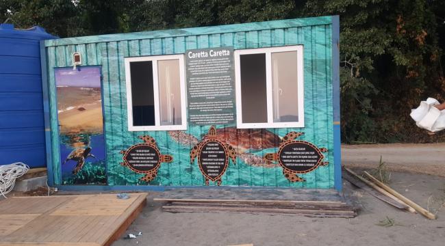 Karaot Halk Plajı’na Caretta Caretta Gözlem Evi