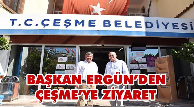 Başkan Ergün'den Çeşme Belediyesine Ziyaret
