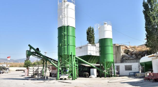 Bornova Belediyesi kendi betonunu üretmeye başladı