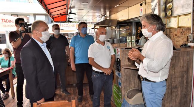 Bornova’da Koronavirüs denetimleri devam ediyor