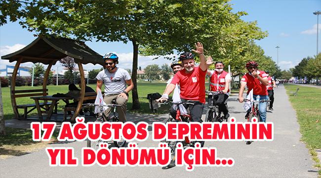 Felaketin yıldönümünde bilinçli toplum için pedal çevirdiler