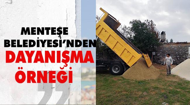 Menteşe Belediyesi Ünal Ailesinin Yaralarını Sarıyor
