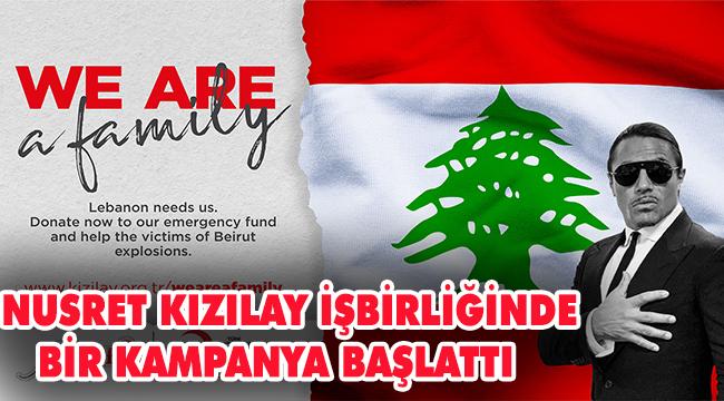 Türk Kızılay ve Nusr-Et'ten tüm dünyaya Beyrut'a destek çağrısı