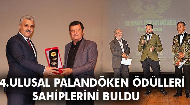 ULUSAL PALANDÖKEN ÖDÜL TÖRENİNE ÜNLÜ YAĞMURU