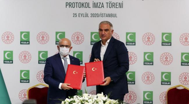 Yeşilay ve T.C. Kültür ve Turizm Bakanlığı’ndan iş birliği protokolü