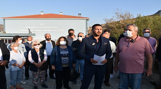 DOKUZ EYLÜL ÜNİVERSİTESİ REHA MİDİLLİFOÇA TURİZM FAKÜLTESİ TAŞINMASI HAKKINDA AÇIKLAMA