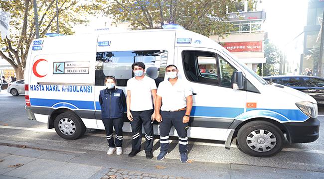 KADIKÖY’DE AMBULANSTAN KORONAVİRÜS’E FARKINDALIK ANONSLARI YAPILDI