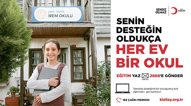 Kızılay’dan Uzaktan Eğitime Yakın Destek