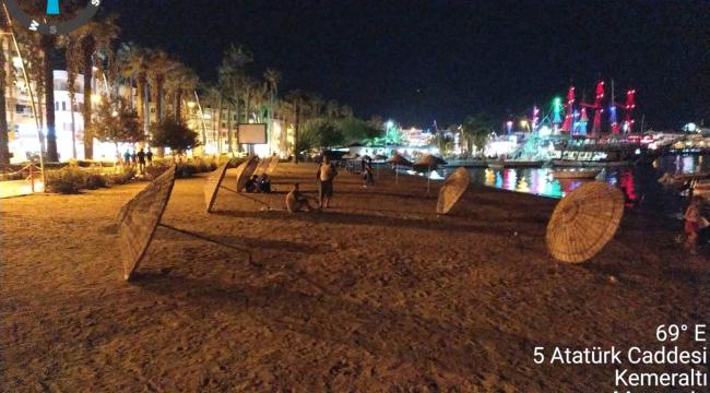 ŞEHİR MAGANDASI PLAJA DADANDI