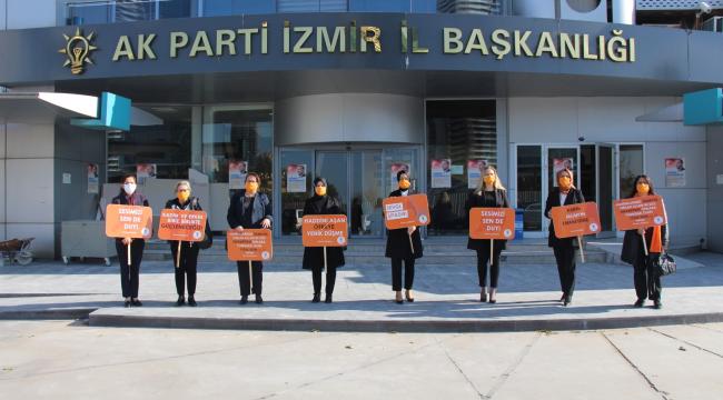 AK Kadın İzmir'den kadına şiddet açıklaması