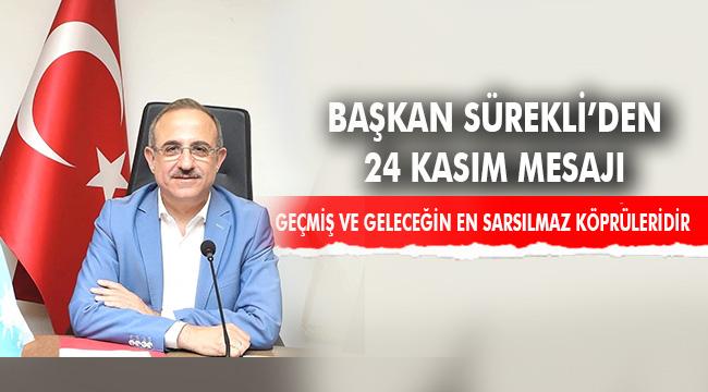 Başkan Sürekli’den Öğretmenler Günü mesajı