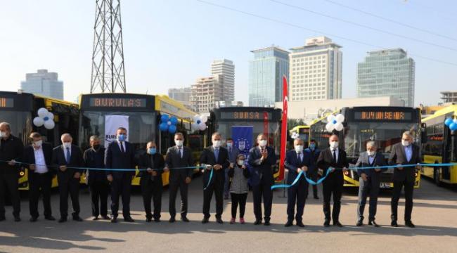 Bursa&#039;da Ulaşım filosu gençleşerek büyüyor