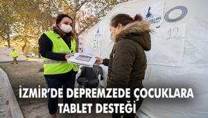 Büyükşehir ekipleri tabletlerin dağıtımına Bayraklı bölgesinden başladı