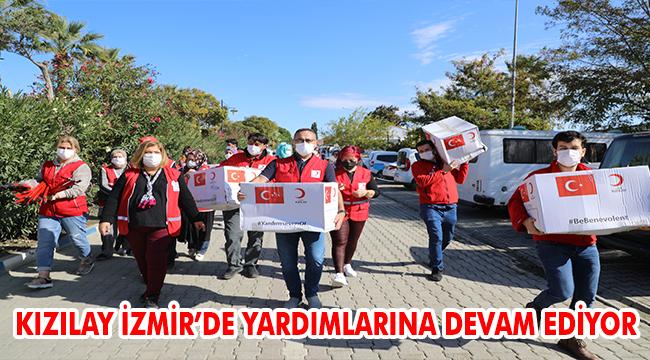 Kızılay destek hizmeti vermeye devam ediyor
