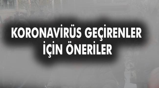 KORONAVİRÜS GEÇİRENLER İÇİN ÖNEMLİ BESLENME ÖNERİLERİ
