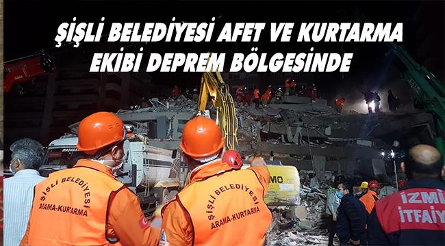 ŞİŞLİ BELEDİYESİ AFET VE KURTARMA EKİBİ DEPREM BÖLGESİNDEKİ ÇALIŞMALARINA ARALIKSIZ DEVAM EDİYOR