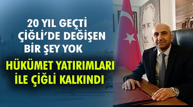 AK Partili Karatekin’den, Başkan Gümrükçü’ye ‘‘Gülümseyen Çiğli’ diye yola çıktı ‘Ağlayan Çiğli’ oldu