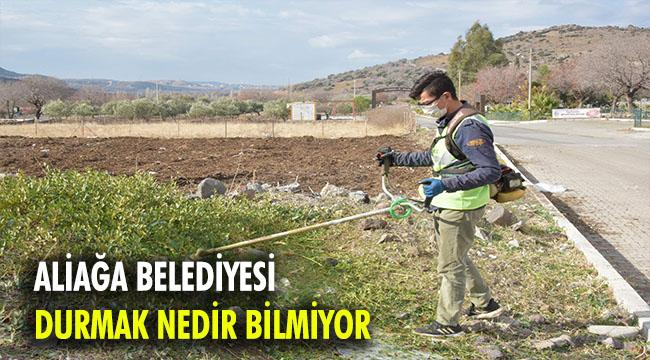 Aliağa Belediyesi Ekipleri Uzunhasanlar’da