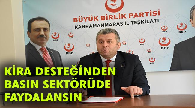 Kira ve Stopaj Desteğinden Basın ve Medya Sektörü de Faydalanmalı