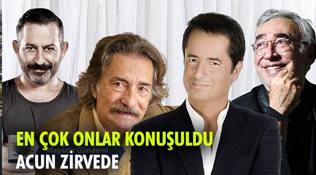 Magazin ve sanat dünyasının en popüler isimleri belirlendi!