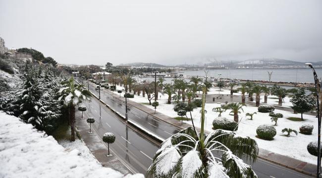 Aliağa Uzun Yıllar Sonra Beyaza Büründü