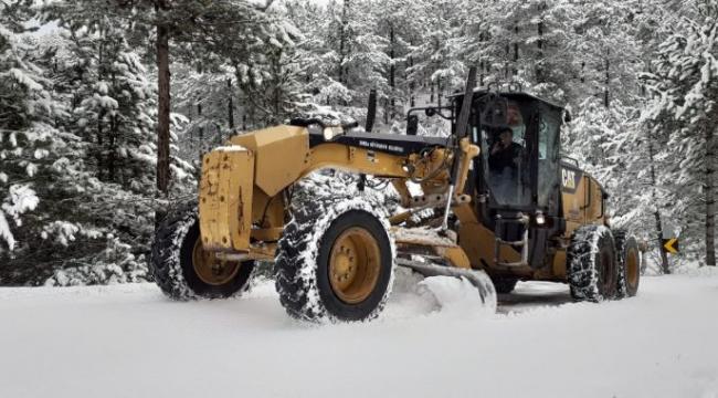 Büyükşehir'de kar seferberliği
