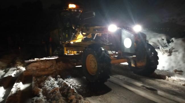 Karla Mücadele Gece de Devam Etti