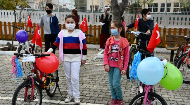 Menteşeoğlu’nda bisiklet sevinci
