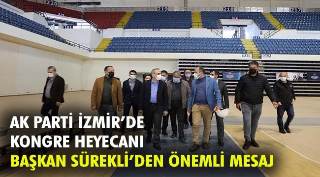 AK Parti İzmir İl Kongresi'nde geri sayım…