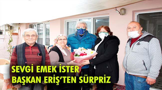 Başkan Eriş’ten Sevgililer Günü sürprizi