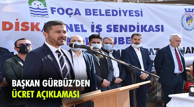 FOÇA BELEDİYESİ'NDEN EN DÜŞÜK ÜCRET HAKKINDA AÇIKLAMA