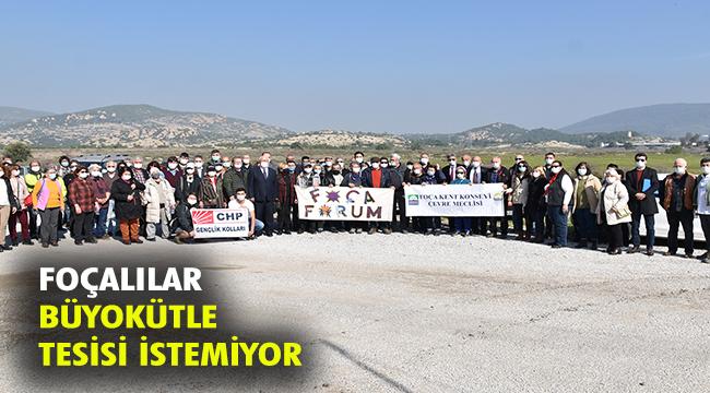 FOÇA,YENİ BİR BİYOKÜTLE TESİSİ İSTEMİYOR