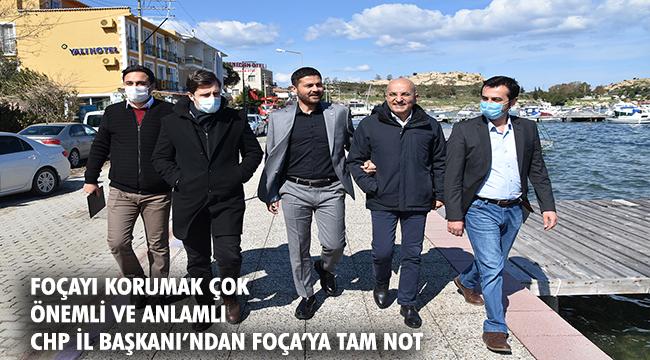 CHP İZMİR İL BAŞKANI DENİZ YÜCEL ve İZMİR MİLLETVEKİLİ MAHİR POLAT, FOÇA&#039;YI ZİYARET ETTİ