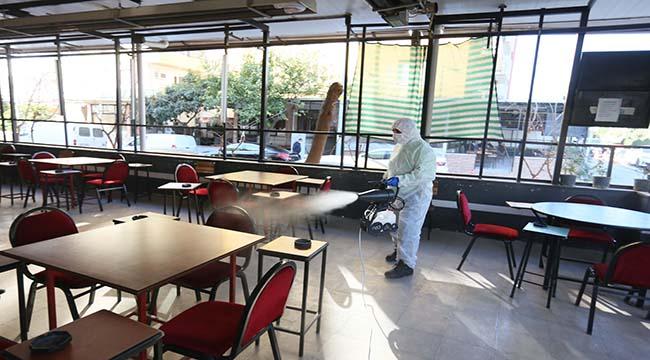 EFELER BELEDİYESİ KAPILARINI YENİDEN AÇAN İŞLETMELERDE ÖNLEM ALIYOR