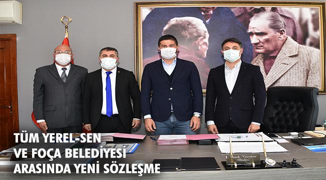 FOÇA BELEDİYESİ’NDE ÇALIŞAN MEMURLAR İÇİN YENİ SÖZLEŞME İMZALANDI