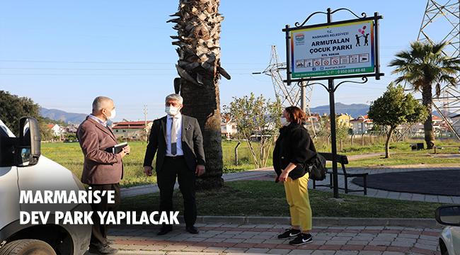 Marmaris’in en büyük parkı olacak