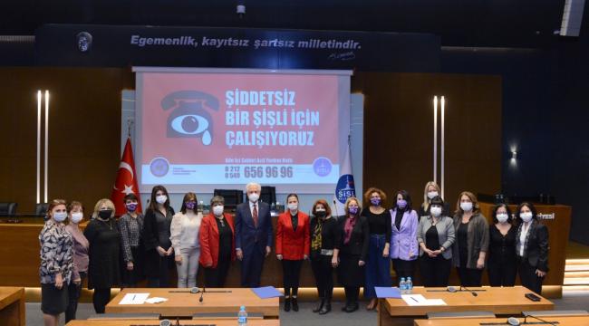 Şişli Belediyesi şiddete maruz kalan kadınların yanında