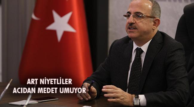 AK Parti İzmir İl Başkanı Kerem Ali Sürekli; "Art niyetliler, acıdan medet umuyor…"